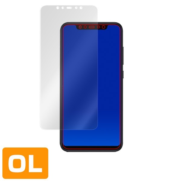 Xiaomi Mi 8 用 保護 フィルム OverLay Plus for Xiaomi Mi8 液晶 保護 アンチグレア 低反射 非光沢 防指紋 シャオミー ミー エイトの画像3