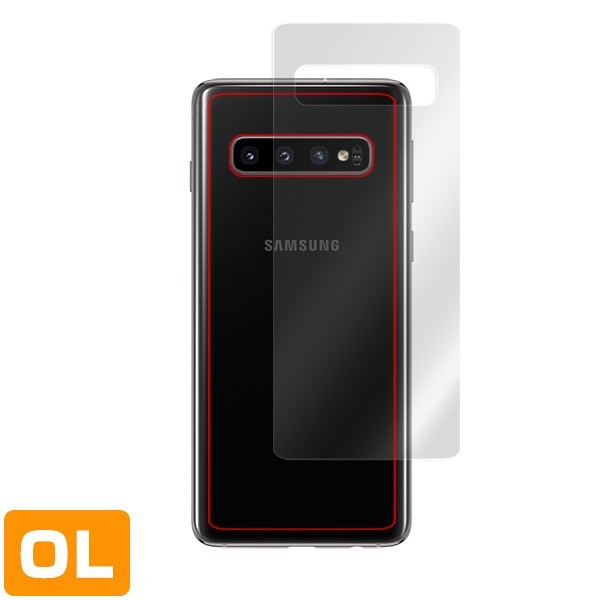 Galaxy S10 用 背面 保護 フィルム OverLay Plus for Galaxy S10 背面用保護シート 背面 保護 低反射 ギャラクシー エス 10_画像3