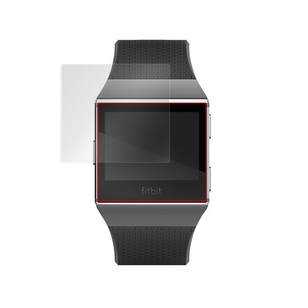 Fitbit Ionic 用 液晶保護フィルム OverLay Plus for Fitbit Ionic (2枚組) 保護 フィルム シート シール アンチグレア 低反射_画像3