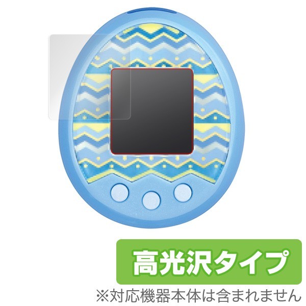 Tamagotchi m!x (たまごっち みくす) 用 2枚組 液晶保護フィルム OverLay Brilliant 液晶 保護 フィルム シート シール 高光沢_画像1