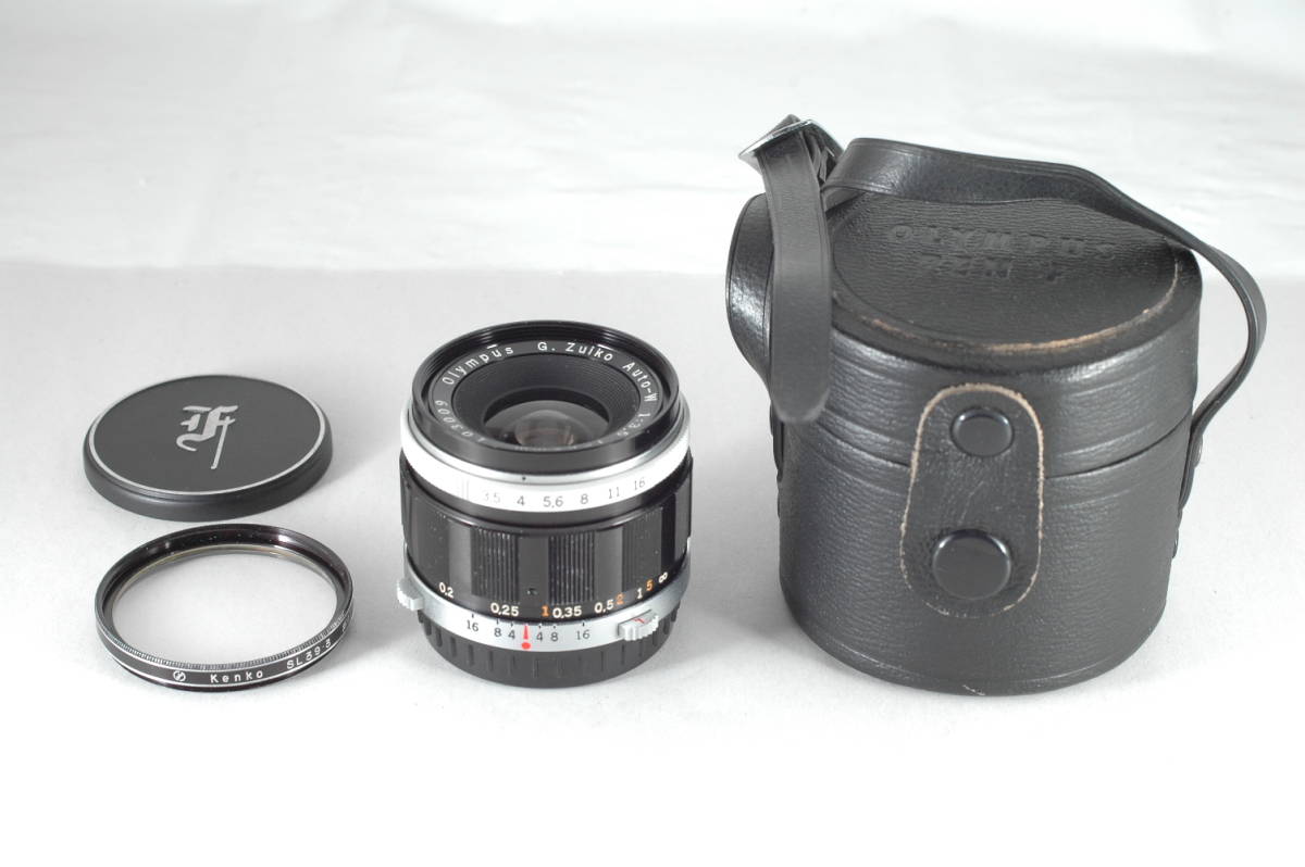 ☆良品☆ Olympus G.Zuiko Auto-W 20mm F3.5 ☆完動品☆ オリンパス