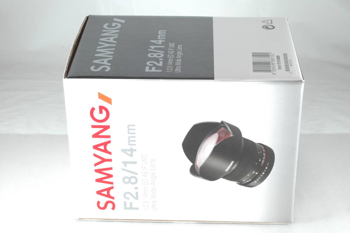 ☆新品同様☆ SAMYANG 14mm F2.8 ED AS IF UMC Canon用 シリアル一致元