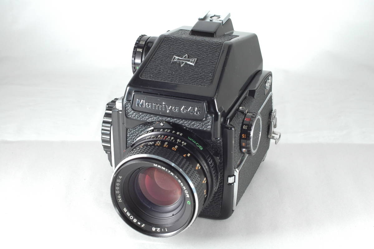 ☆実用美品☆ Mamiya M645 SEKOR C 80mm F2.8 ☆完動品、露出計良好