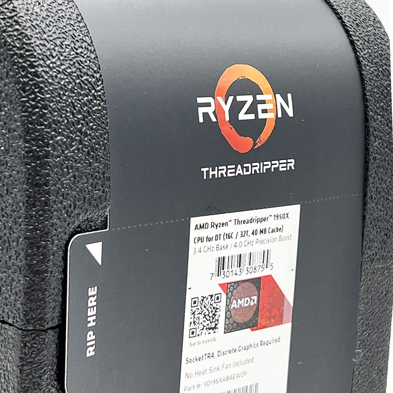 いただけま 未開封未使用品 AMD Ryzen Threadripper 1950x CPの通販 by