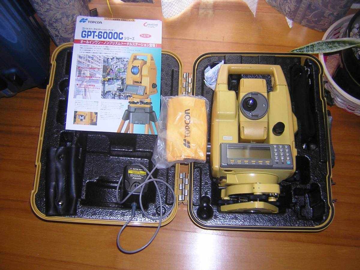 TOPCON ノンプリズムトータルステーション GPT-6005C 校正済み TOPCON ノンプリズムトータルステーション GPT-6005C 校正済み