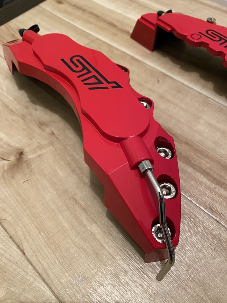 新品 未使用 スバル STI ブレーキキャリパーカバー レッド | www