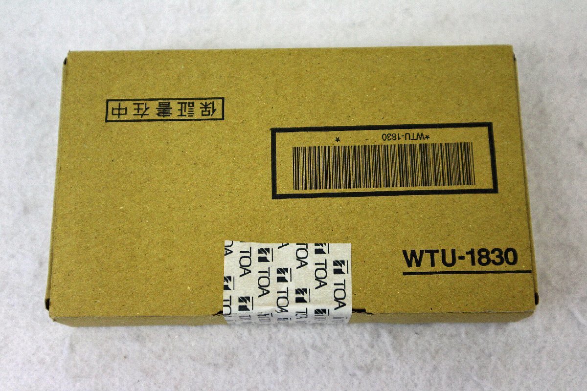 □未開封品□TOA 増設用ダイバシティチューナーユニット WTU-1830 （管理12722040901028WY）