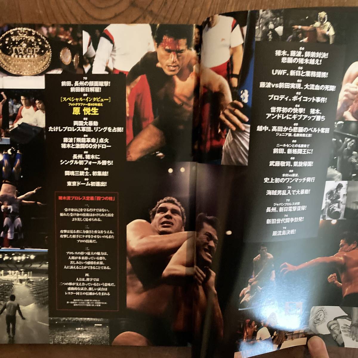 ＜ 別冊 宝島２２１３ ／ 新日本プロレス 蘇る黄金時代 ／ 1980年代の死闘、激闘、名勝負、事件 ＞_画像5