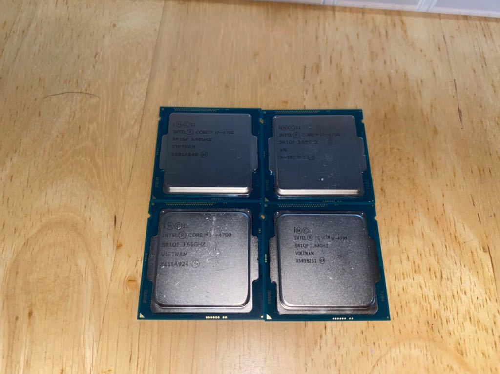 CPU Intel Core i7 4790 4枚セット 【売り切り】 | adler
