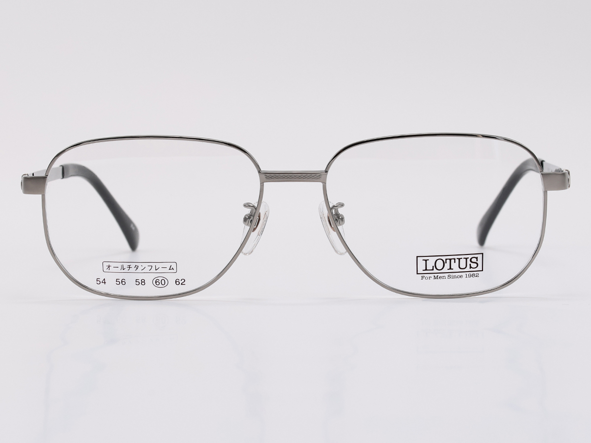 CITIZEN LOTUS グレー チタン 大きいサイズのメガネ 237