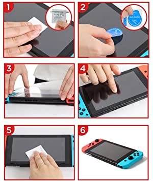 「F205N-赤SWケース」新品 Nintendo Switch カバー全面保護透明レッド_画像2