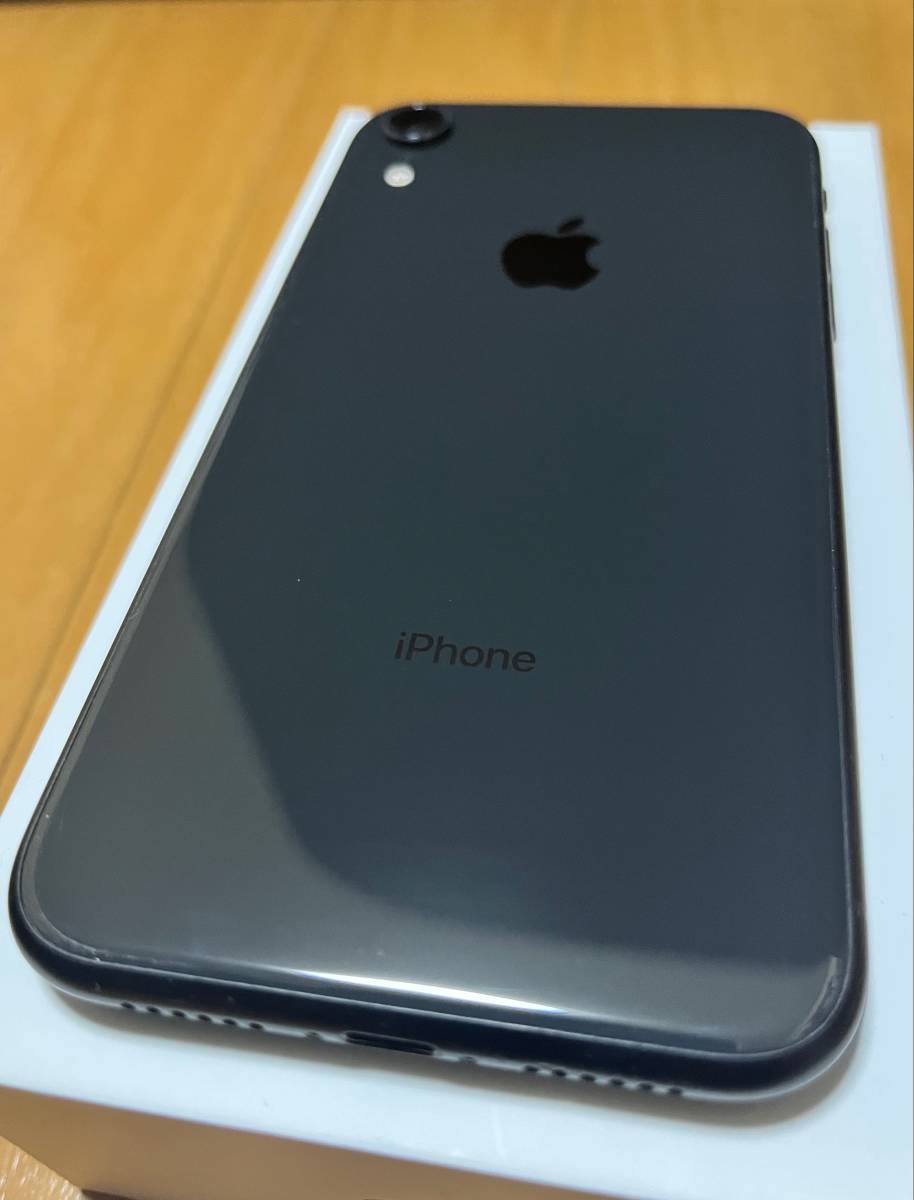 SIMロック解除済,判定◯】iPhone XR 256GB ブラック 【au版,美品