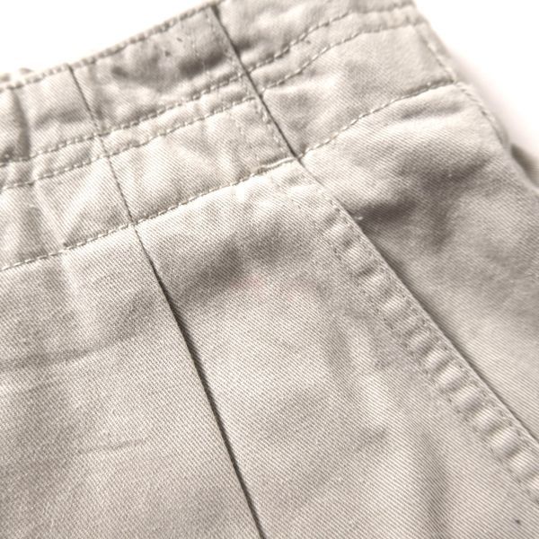  неиспользуемый товар 90\'s Eddie Bauer 2 tuck хлопок chino шорты (36) пепел серия талия резина легкий шорты 90 годы старый бирка Old 
