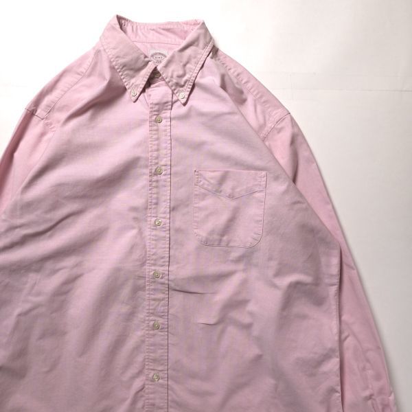 高評価! ボタンダウンシャツ オックスフォード 346 ブルックスブラザーズ USA製 90's (17-4/5) BROOKSBROTHERS オールド アメリカ製 90年代 ピンク 長袖シャツ 高評価! ボタンダウンシャツ オックスフォード 346 ブルックスブラザーズ USA製 90's (17-4/5) BROOKSBROTHERS オールド アメリカ製 90年代 ピンク 長袖シャツ
