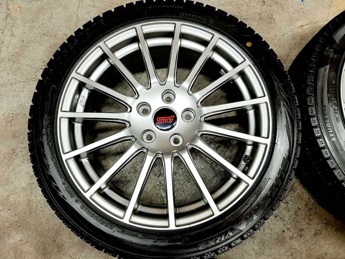 極上品】スバル レヴォーグ STI 純正オプション ホイール ブリヂストン