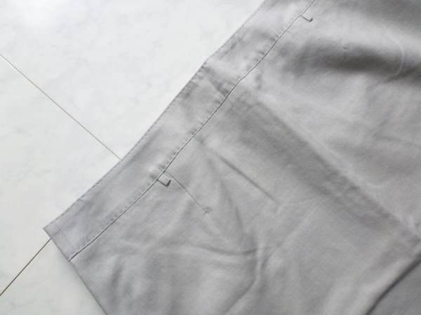 прекрасный товар dana Париж (DANAPARIS)* незначительный серый 7 часть длина узкая юбка 17 большой размер 
