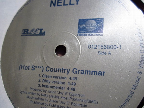 Nelly / (Hot S***) Country Grammar / 12 single remix VINYL_画像2