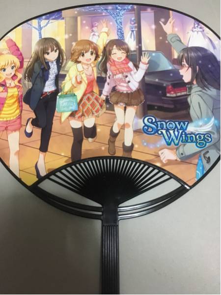 アイドルマスター シンデレラガールズ 4th 物販特典 うちわ Snow Wings_画像1