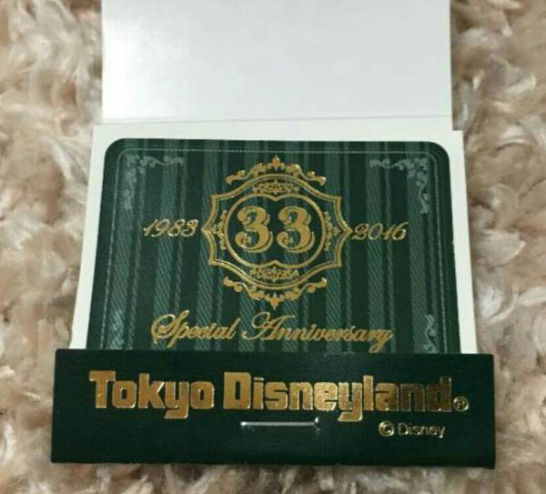 club33 スペシャル アニバーサリー シールセット TDL ディズニーランド クラブ33 非売品 ディズニー 33周年記念 アニバーサリー