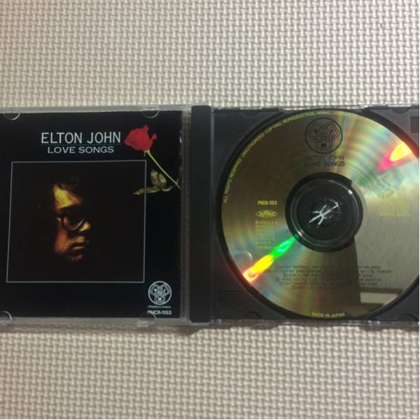 エルトン・ジョン LOVE SONGS VOL.1 国内盤 CD
