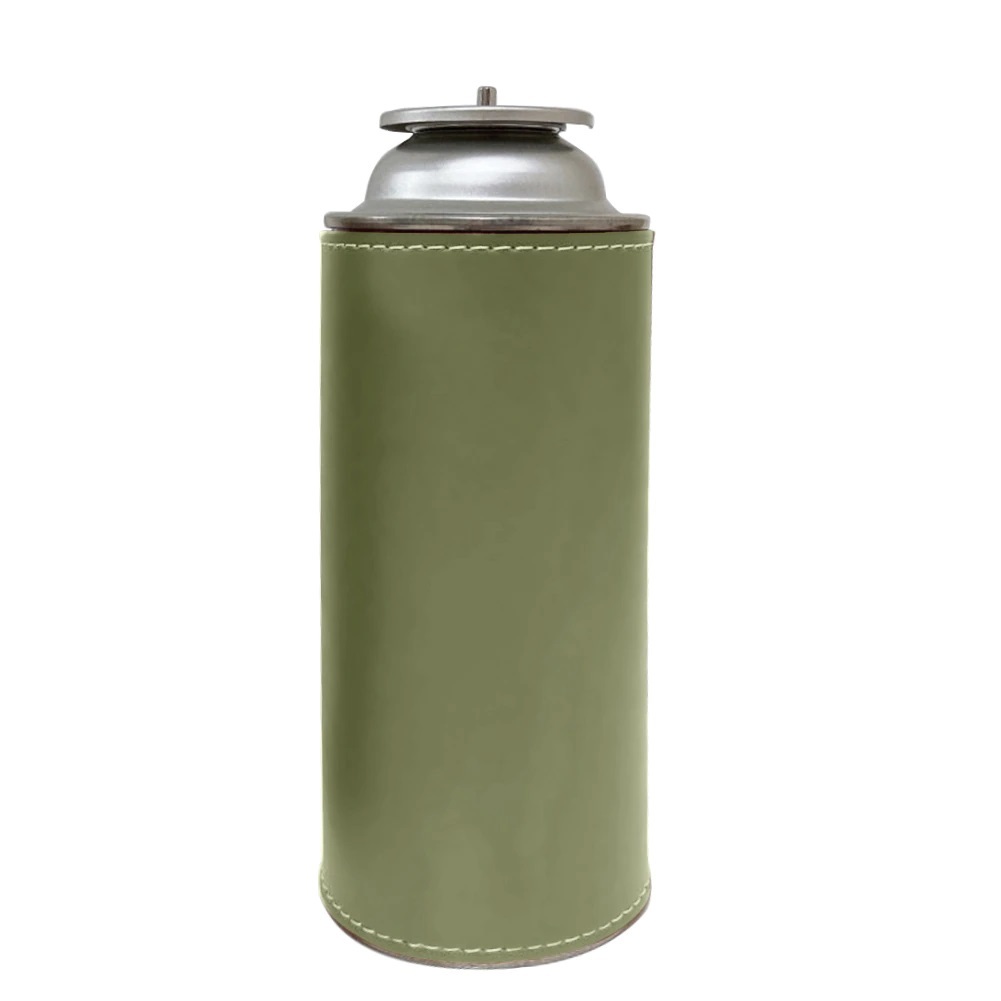 ガス缶カバー CB缶カバー PUレザー 保護ケース 収納 衝撃から守る
