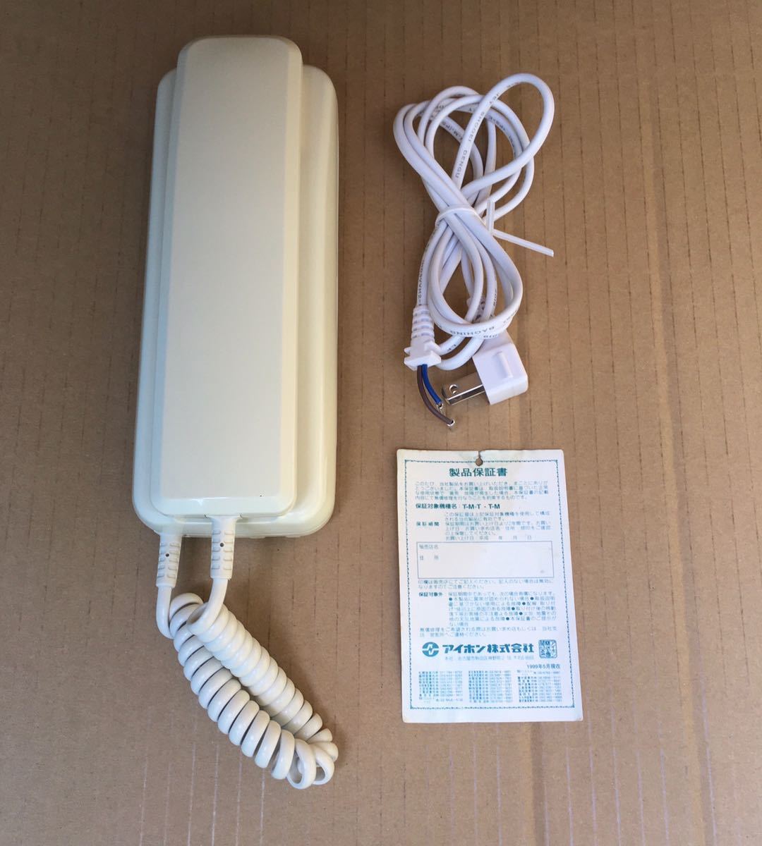 Yahoo!オークション - アイホン T-M-T 親機 AC電源直結式 Yahoo!オークション - アイホン T-M-T 親機 AC電源直結式