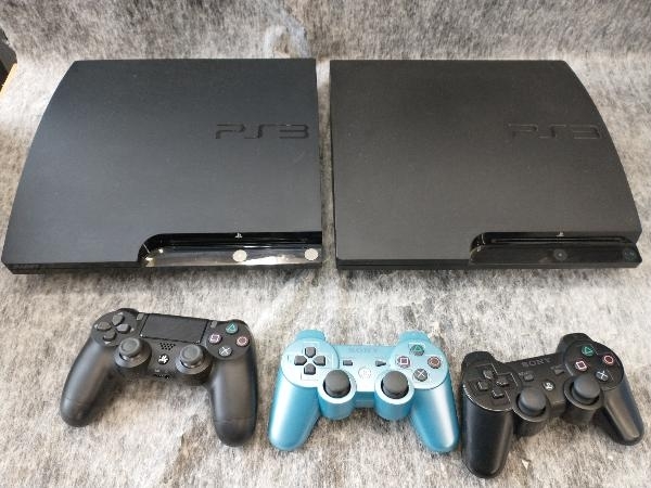 ジャンク PS3本体2台＋PS3コントローラー2台＋PS4コントローラー1台_画像1