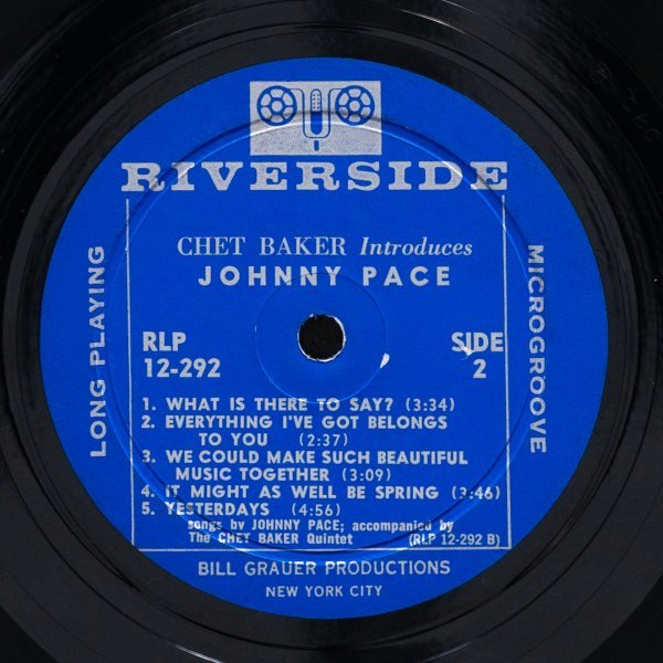 【米オリジナル】CHET BAKER Introduces JOHNNY PACE MONO盤 両溝 チェットベイカー RIVERSIDE_画像4