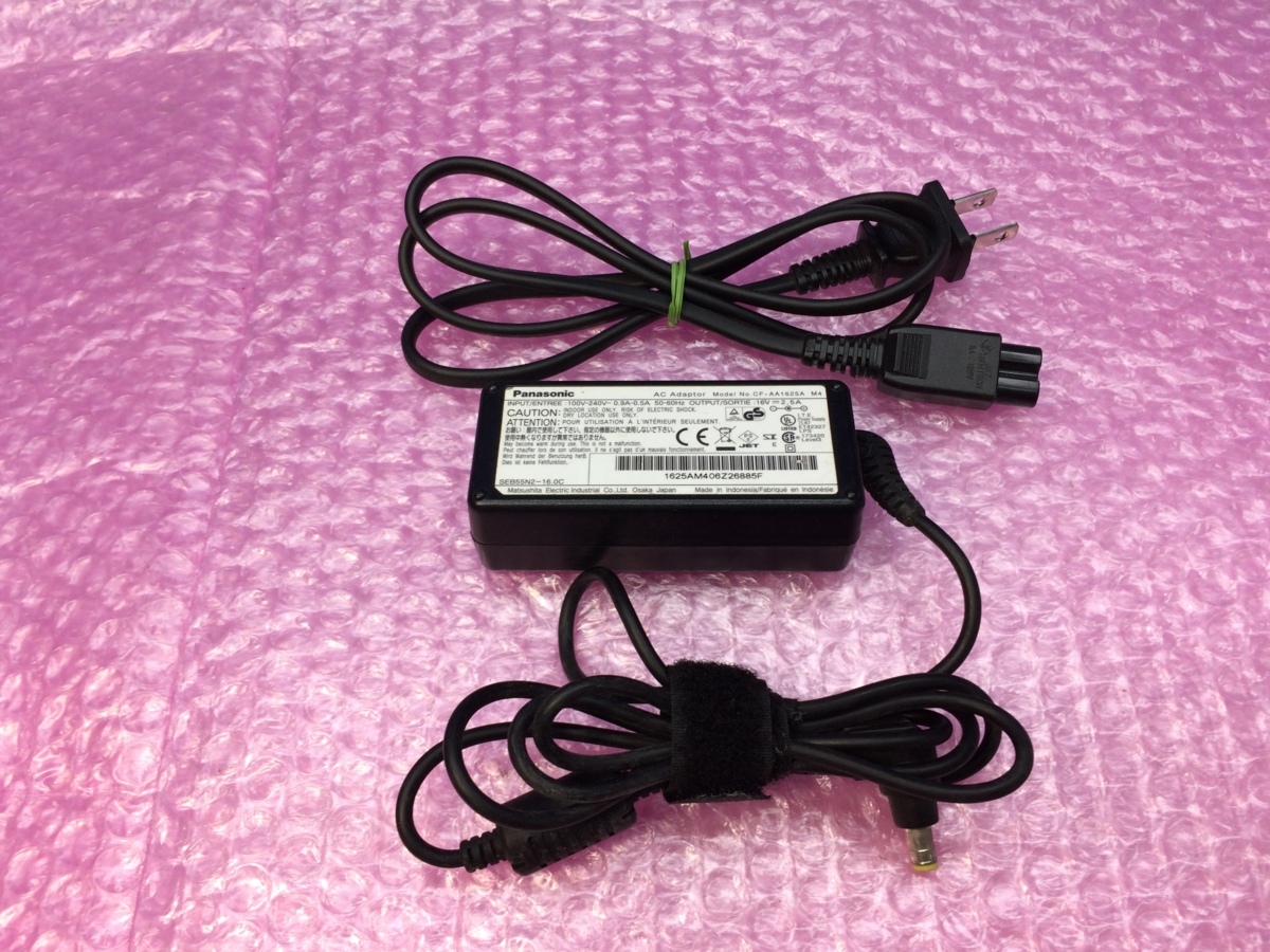 Panasonic 純正ACアダプタ　CF-AA1625A M4（16V 　2.5A) 中古動作品_画像1