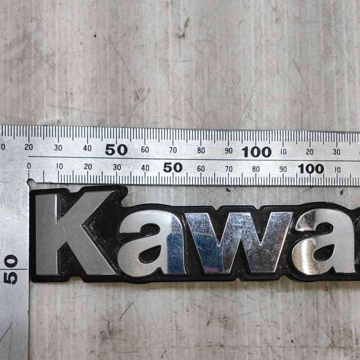 【0402-31】カワサキ　Kawasaki　エンブレム　1枚 　 当時物　絶版　旧車　
