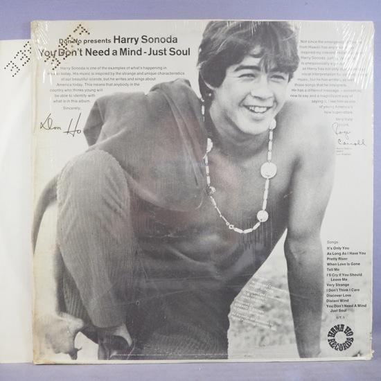 ■シュリンク!!★HARRY SONODA/YOU DON'T NEED MIND★オリジ名盤■_画像2