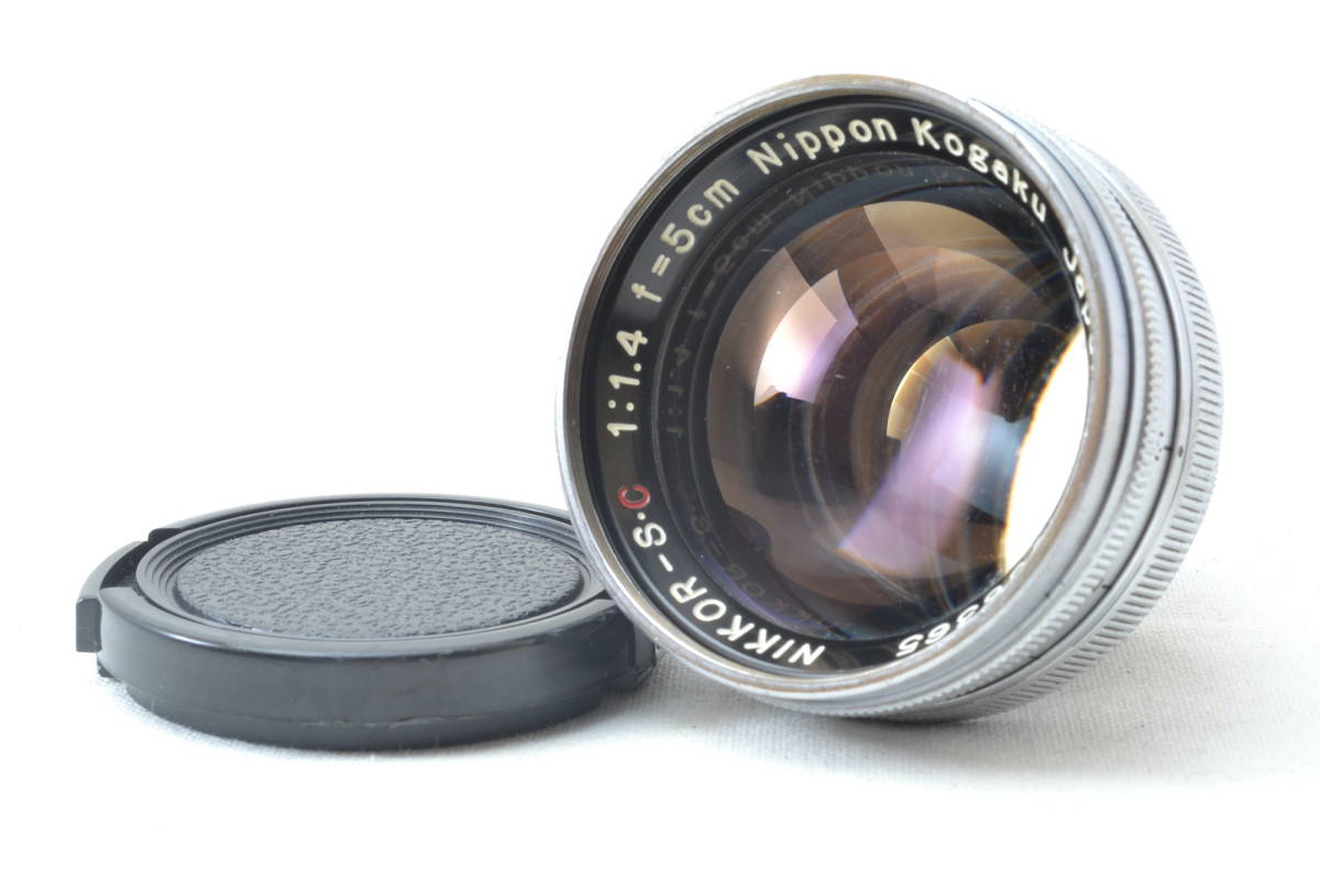 休日限定 日本光学 美品 Nippon #0324 Sマウント ニコン Nikon レンジファインダーレンズ f/1.4 50mm 5cm Nikkor-S.C Kogaku その他