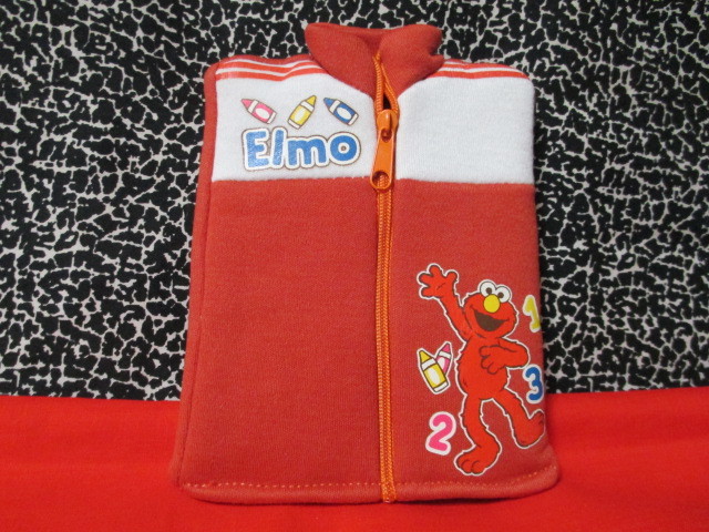 ★ Sesame Street Elmo 2008 Джерси Пот темно -апельсиновый блокнот