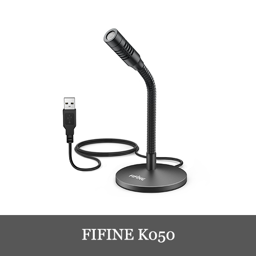 FIFINE K050 Black USB マイク コンデンサーマイク 単一指向性 Windows/Mac/PS4 正規代理店_画像1