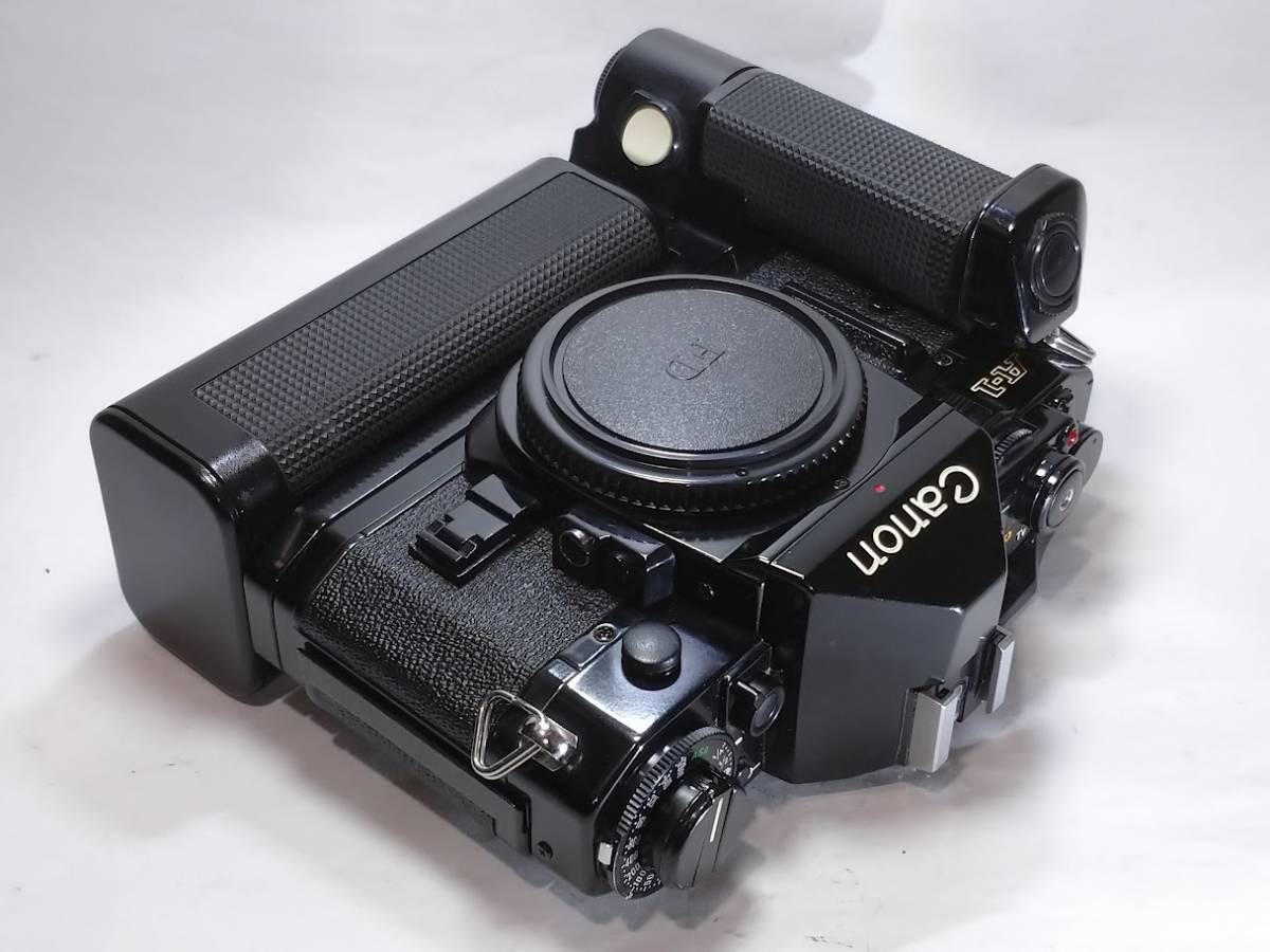 【美品／動作絶好調】 CANON キャノン A-1 ボディー+モータードライブMA 重厚感のあるカメラロボットA-1の逸品です！#882_画像2