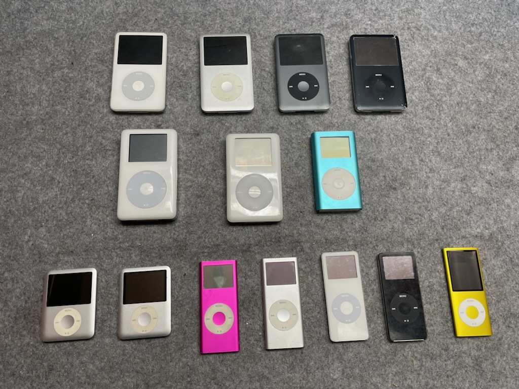 ジャンク☆Apple iPod まとめて14台☆A1238/A1136/ A1099 /A1059/A1236