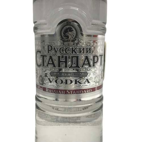 22-1192 [ not yet . plug ] Roo ski Stan daruto platinum 1000ml vodka RUSSIAN STANDARD VODKA PLATINUM