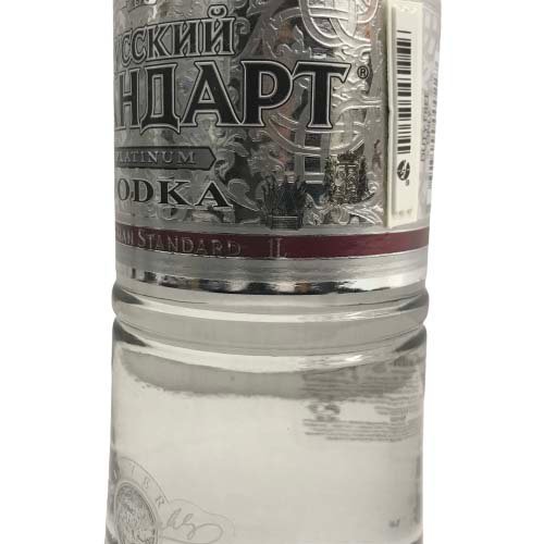 22-1192 [ not yet . plug ] Roo ski Stan daruto platinum 1000ml vodka RUSSIAN STANDARD VODKA PLATINUM