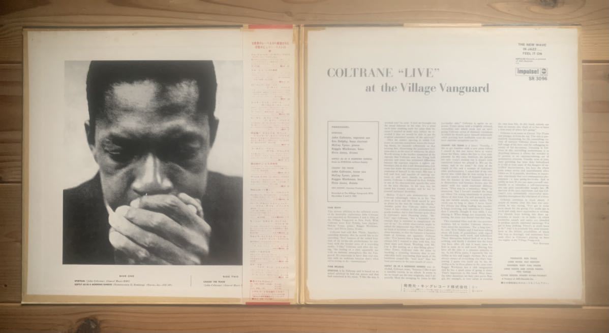 帯,ライナー付 John Coltrane / Live At The Village Vanguard Eric Dolphy Elvin Jones McCoy Tyner Reggie Workman ジョン・コルトレーン_画像2