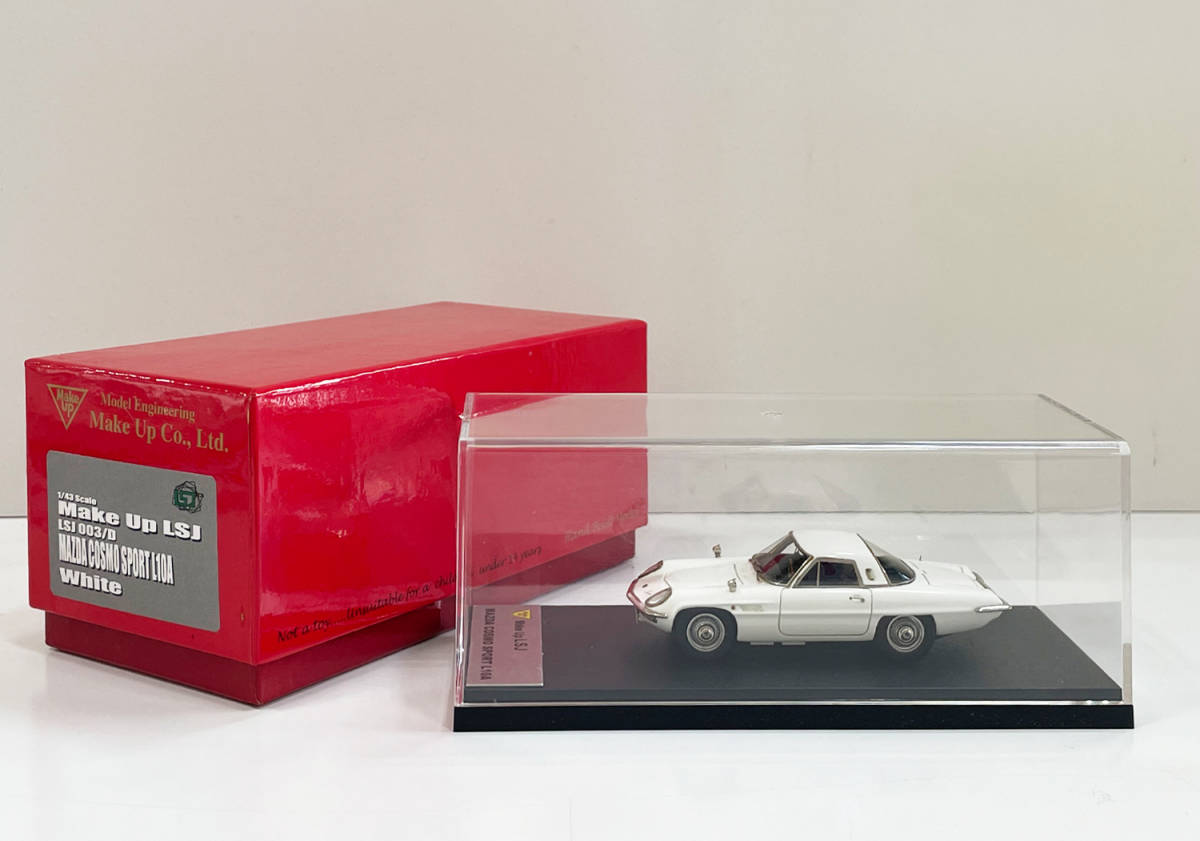 Makeup MAZDA COSMO SPORT L10A ホワイト 1/43