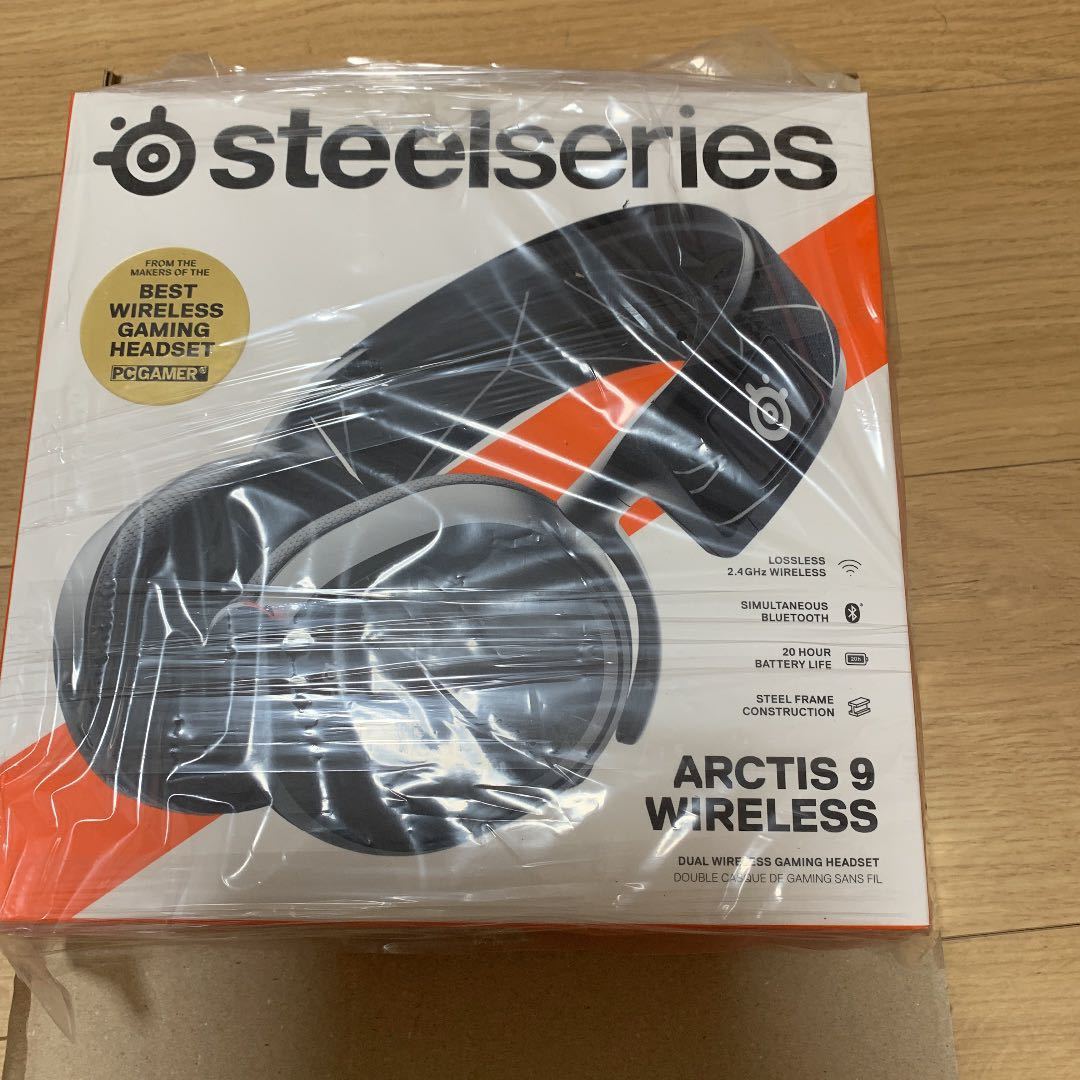 未使用 未開封 SteelSeries ARCTIS 9 WIRELESS PC用ワイヤレスゲーミングヘッドセット 61484