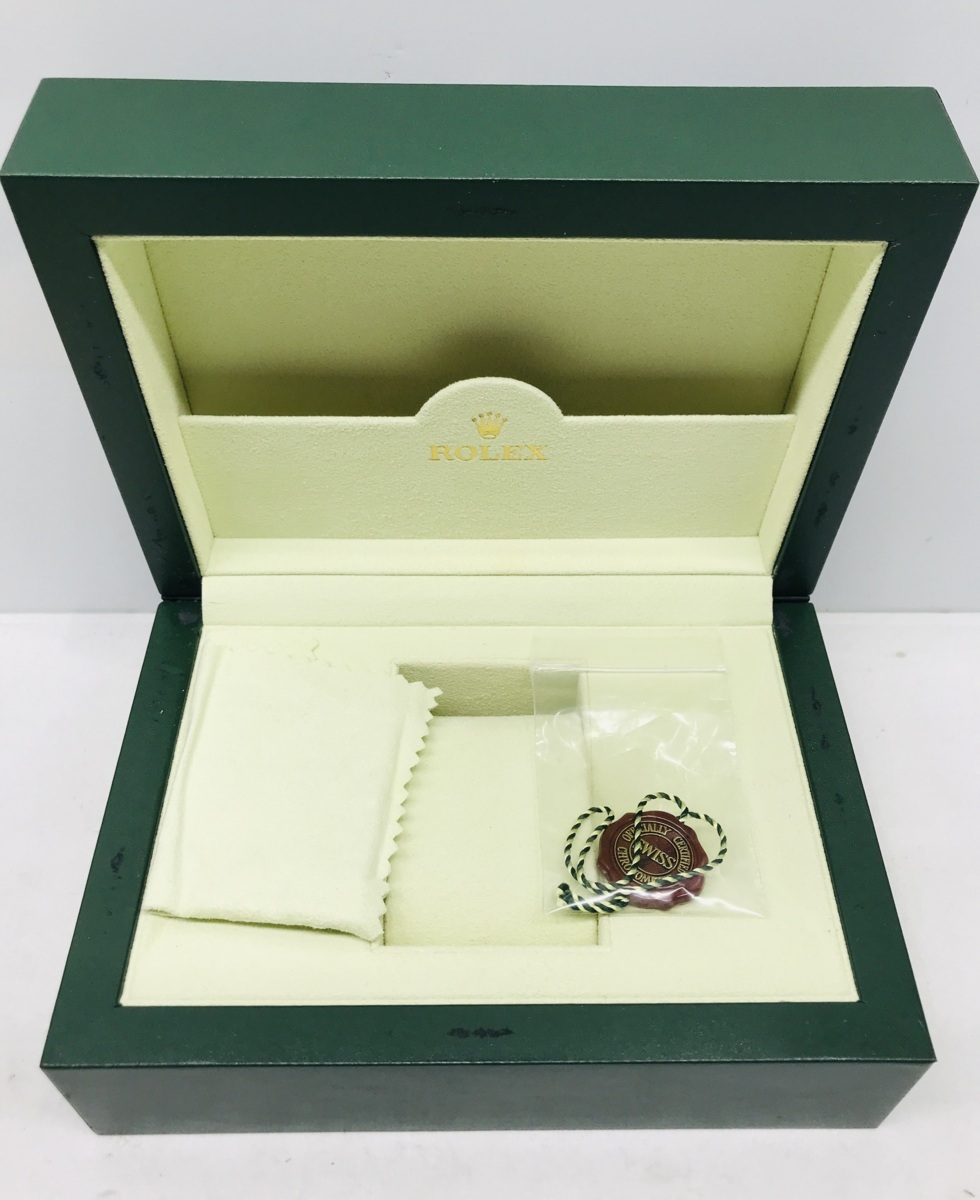 ROLEX ロレックス 純正 デイトジャスト 179171G レディース 空箱 取説 ケース BOX ボックス 収納ケース 保存箱 外箱 グリーン タグ クロス_画像3