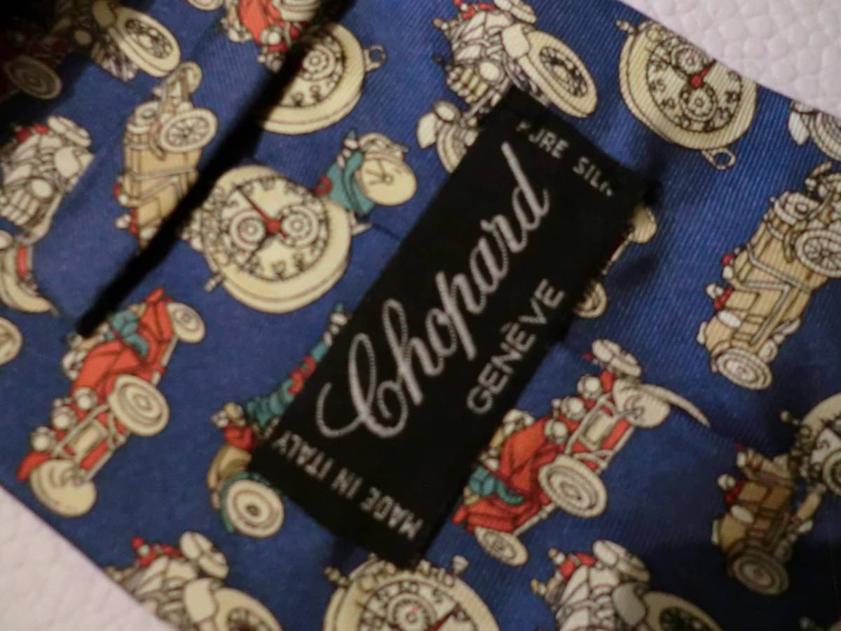 Chopard Chopard Италия производства прекрасный товар редкий галстук не продается ограниченный товар Novelty Classic машина машина искусство Швейцария шелк шелк античный 