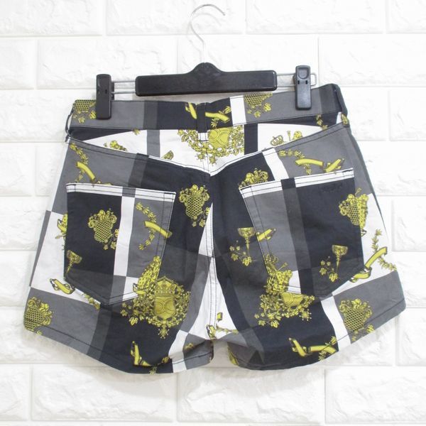 [X-girl] X-girl * stretch material!/ total pattern short pants shorts *2