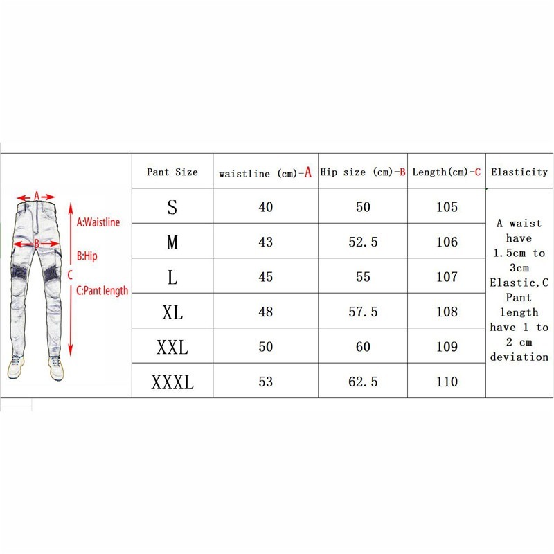 A1040：オートバイ パンツ 男性 モト ジーンズ 保護 ギア 乗馬 ツーリング バイクズボン モトクロスパンツ モトパンツ_画像10