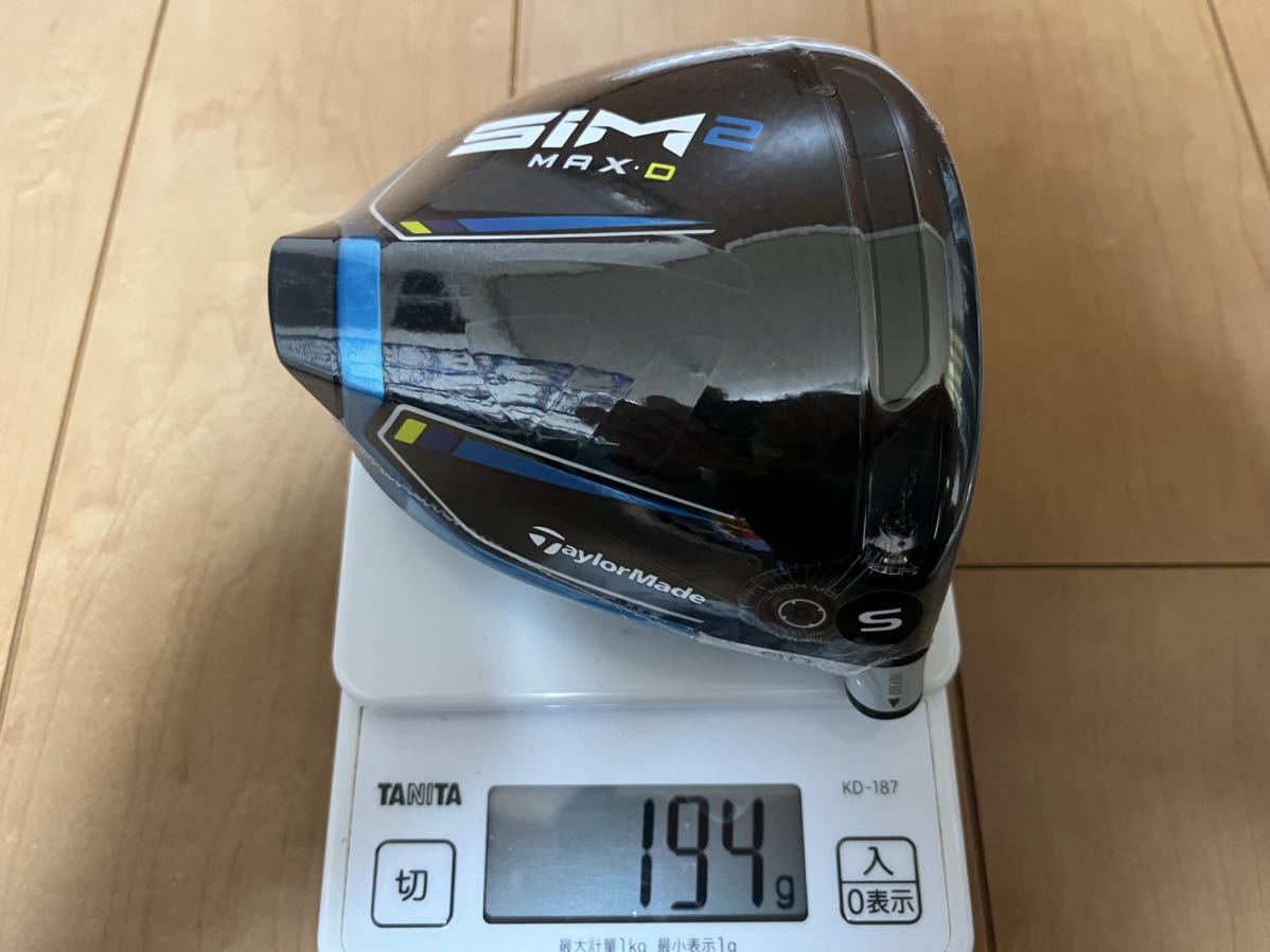 ☆SIM2 MAX-D☆9.0°☆ドライバーヘッド + 付属品(ヘッドカバー、ト