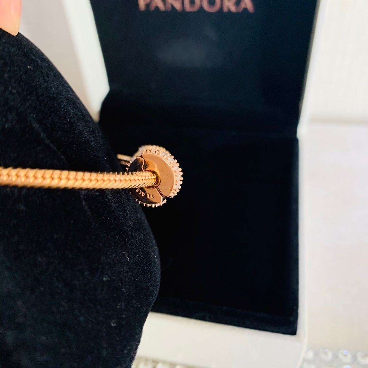 PANDORA ブレスレット アクセサリー チャーム ゴールド ピンクゴールド