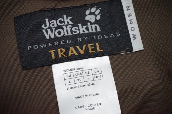 Jack wolfskin Jack Wolfskin natural casual military jacket lady's Asia XL