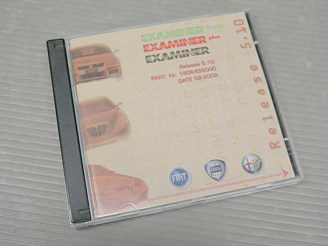 ◎FIAT LANCIA Alfa Romeo EXAMINER Release 5.10 診断機 CD 2002年2月版 1806456000 211023AR1527_画像1
