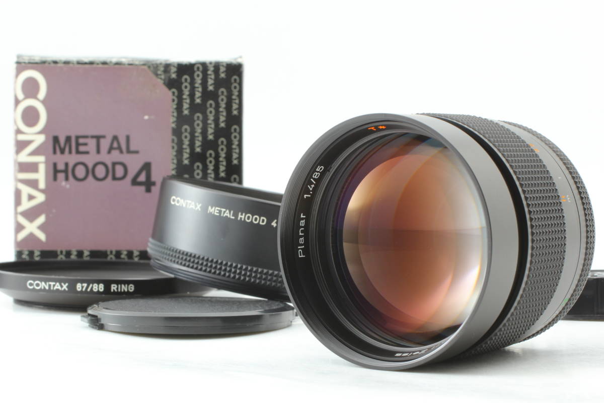 美品】CONTAX Carl Zeiss Planar T* 85mm f1.4 MMG C/Y Lens